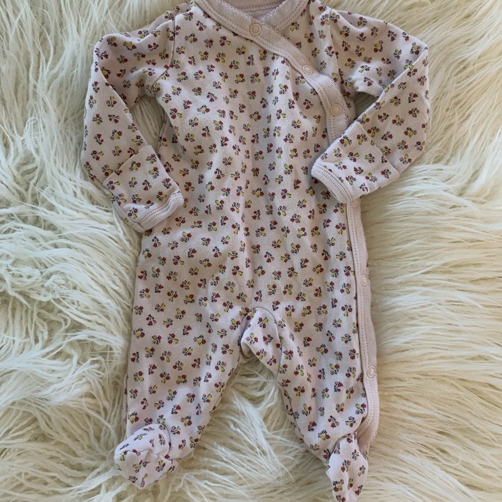 Carters Floral Footie pajamas